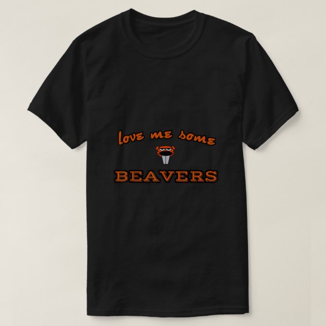 T-shirt Oregon State college Beavers fans jour de jeu (Design devant)