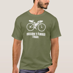 T-shirt Oregon Timber Trail Bikepacking