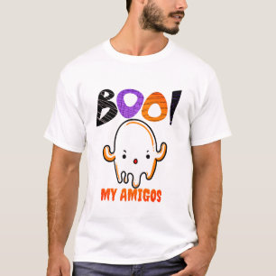 T-shirt Oreiller éffrayant pour fantôme d'Halloween