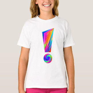 T-shirt Oreiller jeté double face point d'exclamation Ques