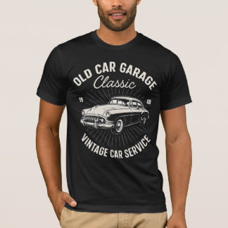 T-shirt OREXO "Classic Garage '48" Noir