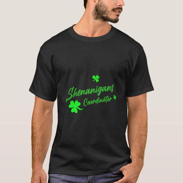 T-shirt Organisateur de bêtises Enseignant St Patrick'S Da (Devant)