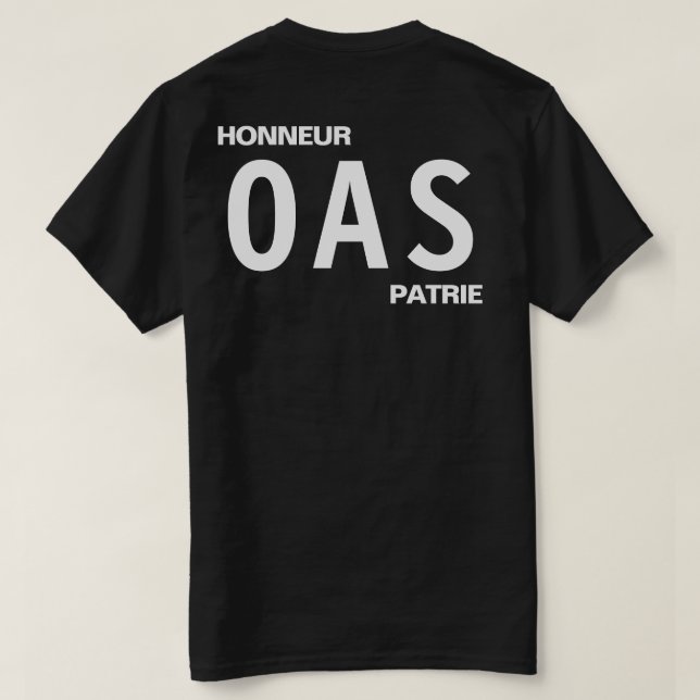 T-shirt Organisation Armée Secrète (Design dos)