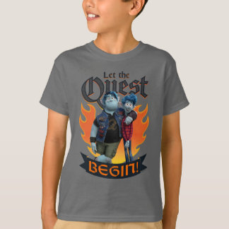 T-shirt Orge et Ian - Laisser la quête commencer