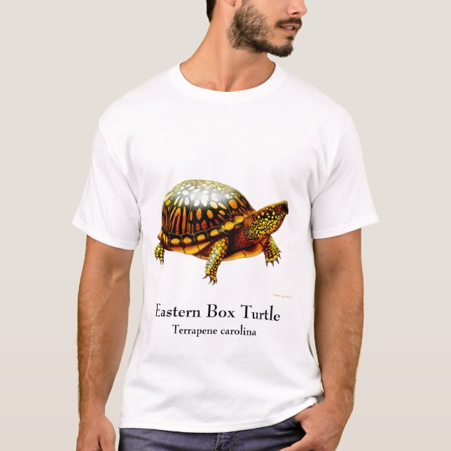 T-shirt oriental de tortue de boîte (Devant)