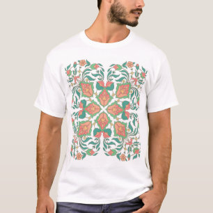 T-shirt Oriental Floral Vintage Design