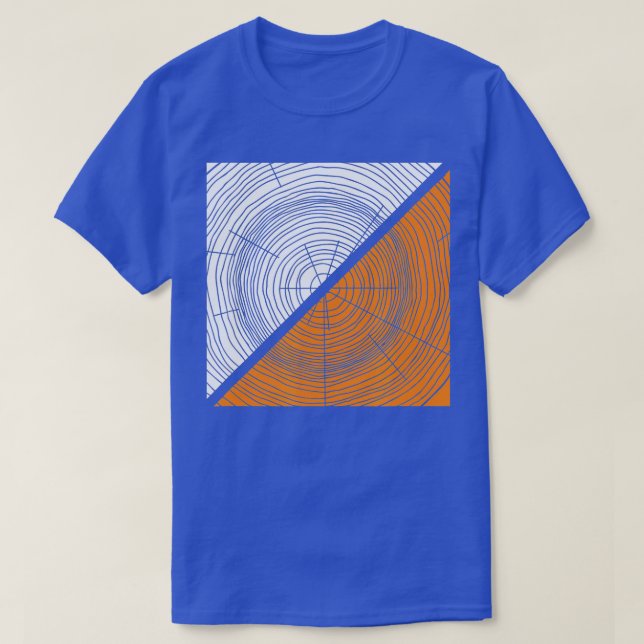 T-shirt Orientateur Sport Tree Ring Orientateur Randonnée (Design devant)