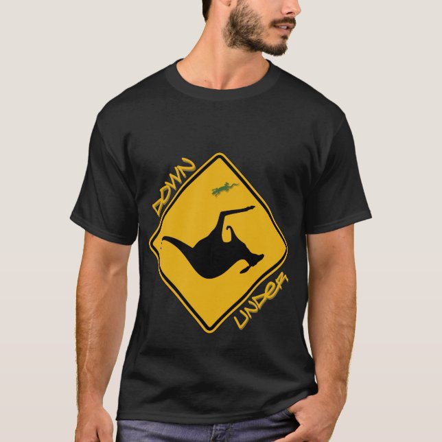 T-shirt orienté australien drôle (Devant)