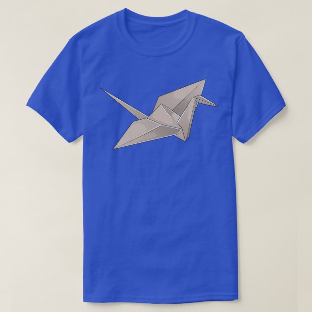 T-shirt Origami Animal Shirt Mens Womens Ladies Paper Craf (Design devant)