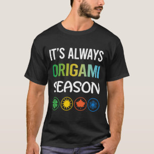 T-shirt Origami de saison drôle