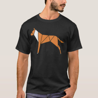 T-shirt ORIGAMI DOGGIE Drôle Art japonais traditionnel 1