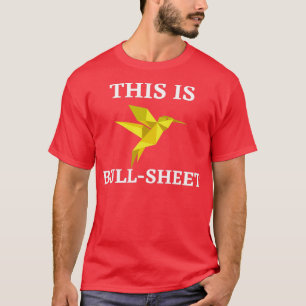 T-shirt Origami drôle C'est BullSheet T