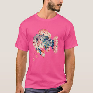 T-shirt Origami japonais Fugu Puffer Fish T pour Japan Puf