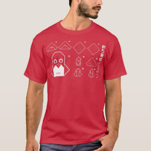 T-shirt Origami no Penguin