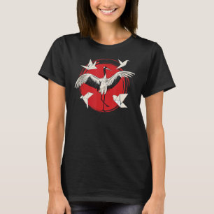T-shirt Origami Papier japonais Pliage Origami Oiseaux