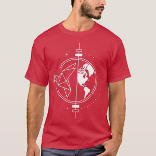 T-shirt Origami Terre 1