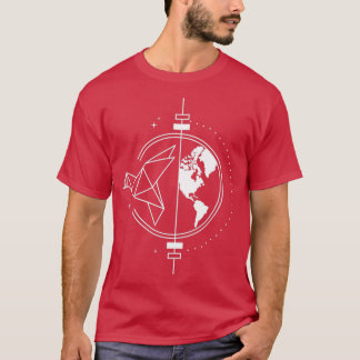 T-shirt Origami Terre 1
