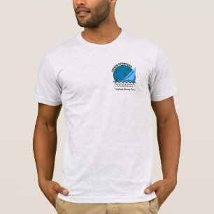 T-shirt 'Origin Charters' Bateau Capitaine Ash Impression 