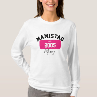 T-shirt original à manches longues Mamistad (blanc