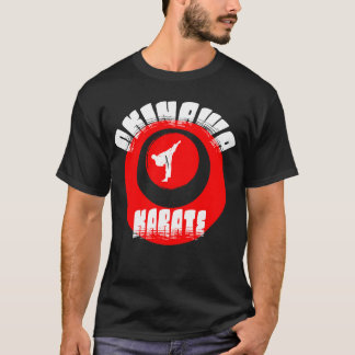 T-shirt original avec dessin de karaté d'Okinawa
