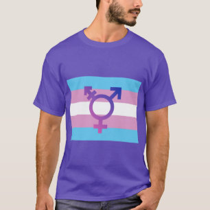 T-SHIRT ORIGINAL DE DRAPEAU DE TRANSPORT AVEC LE SYMBOLE