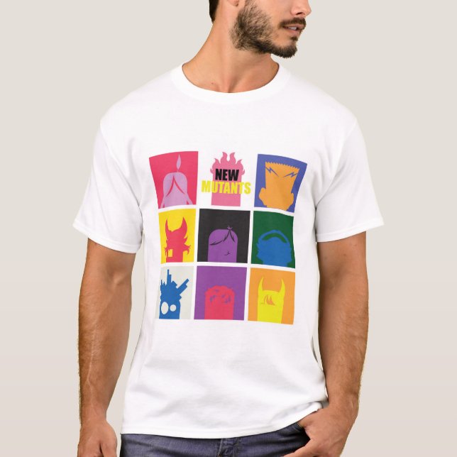T-shirt original de nouveaux mutants (Devant)