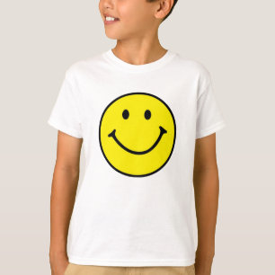 T-shirt Original Jaune Sourire Visage pour enfant