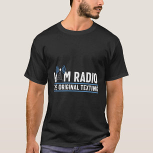 T-shirt Original texto Ham Radio opérateur Amateur Radio