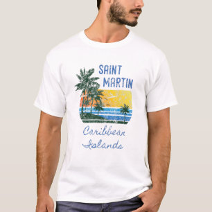 T-shirt Originale St Martin Îles des Caraïbes Trouvé P
