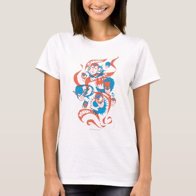 T-shirt Originaux DC - éclatement du logo (Devant)