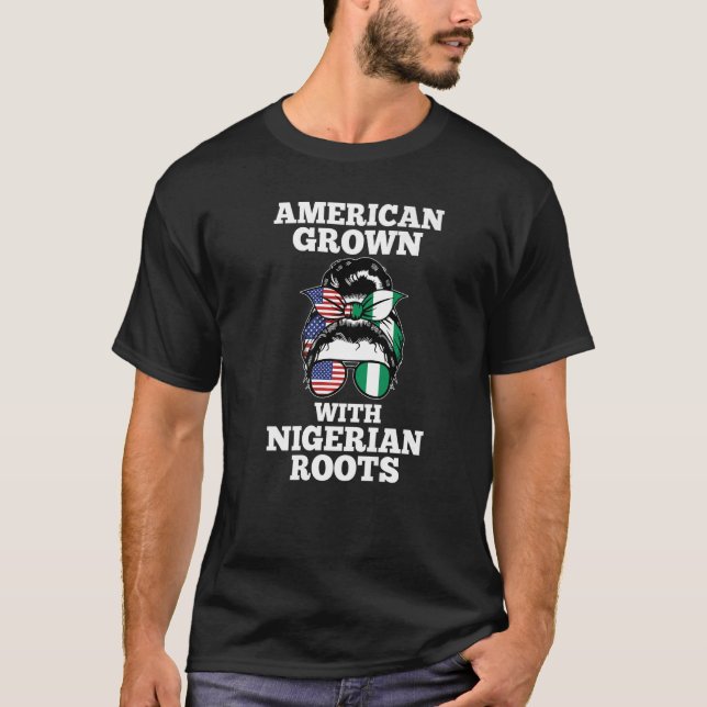 T-shirt Origine nigériane d'origine américaine (Devant)