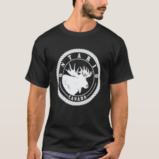 T-shirt Orignal d'Ontario Canada Vintage Randonnée Camping