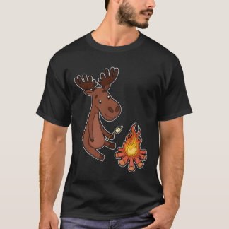 T-shirt Orignal drôle camping feu de camp tentes scouts am