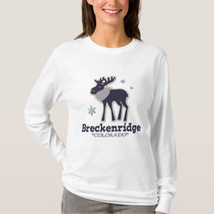 T-shirt Orignaux bleus Breckenridge le Colorado de flocon