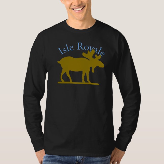 T-shirt Orignaux de Royale d'île (Devant)