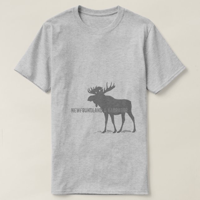 T-shirt Orignaux de Terre-Neuve et de Labrador (Design devant)