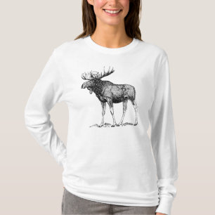 T-shirt Orignaux d'hiver
