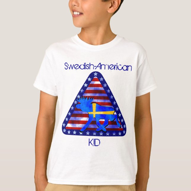 T-shirt Orignaux Suédois-Américains (Devant)