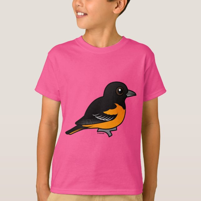 T-shirt Oriole Birdorable Baltimore (Devant)