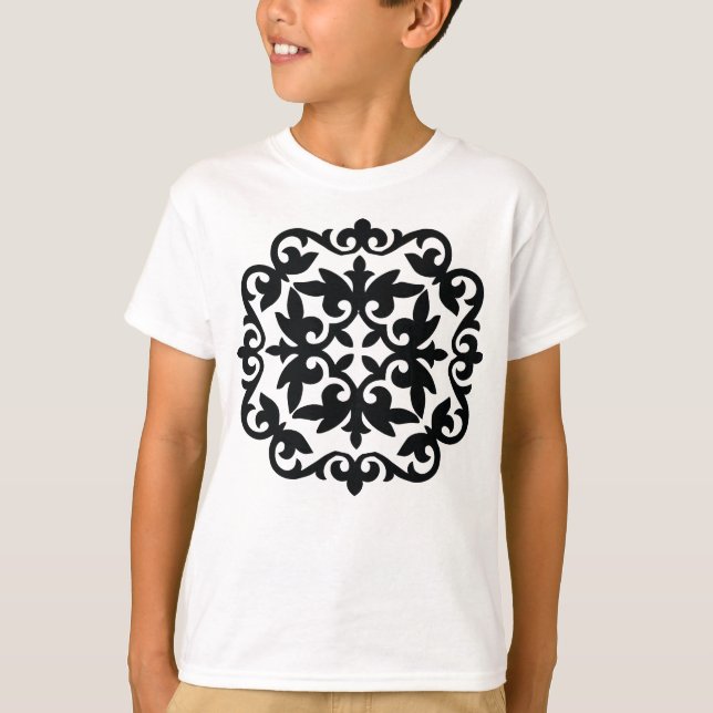 T-shirt Ornamental Floral Design (Devant)