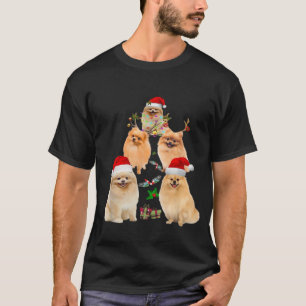 T-shirt Ornement de décoration de sapin de Noël en cos Pom