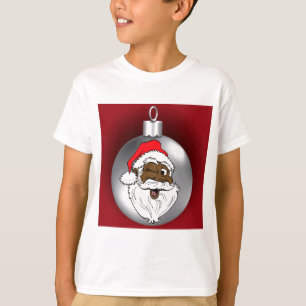 T-shirt Ornement de visage de Père Noël 2