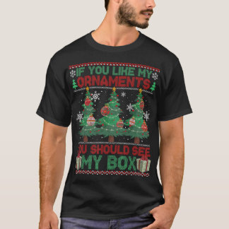 T-shirt Ornements et Boes drôle Noël laide Sweater 