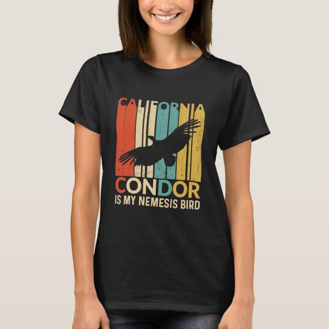 T-shirt Ornithologie Californie Condor Nemesis (Devant)