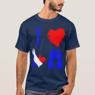 T-shirt Ornithologie de l'observation des oiseaux drôle
