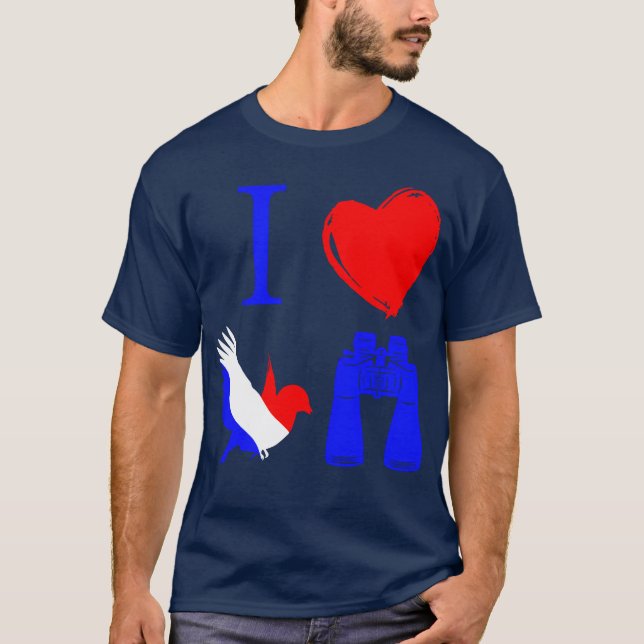 T-shirt Ornithologie de l'observation des oiseaux drôle (Devant)