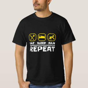T-shirt Orpaillage prospection Est Sommeil Pelle Répéter