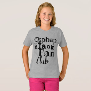 T-shirt Orphan Black Fan Club, polices mixtes