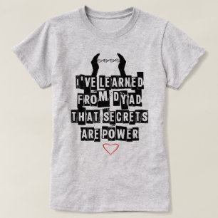 T-shirt orphelin de conception de secrets de dyade