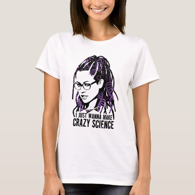 T-shirt Orphelin noir | Cosima - La science folle (Devant)
